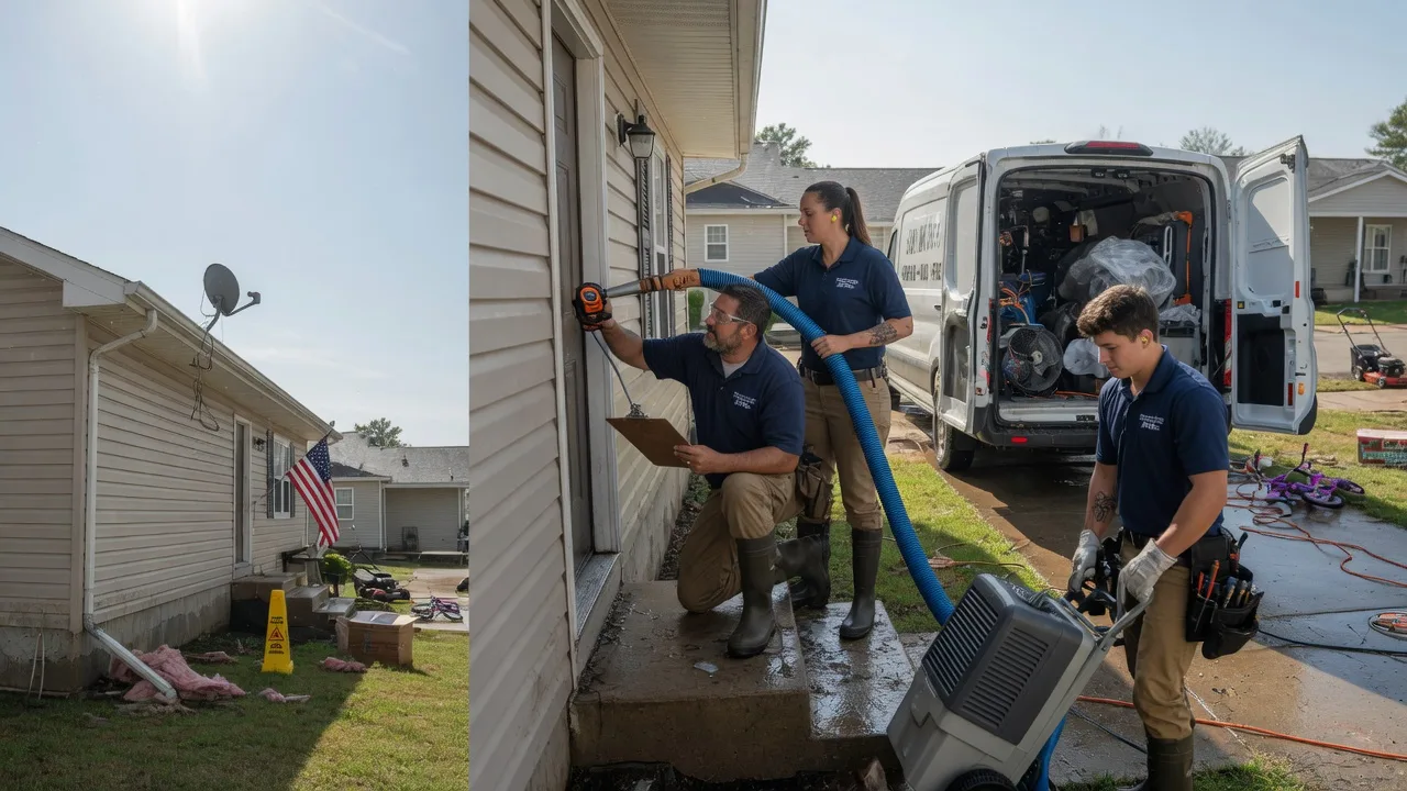 Ceiling Water Damage Restoration in Little Rock, IA near me